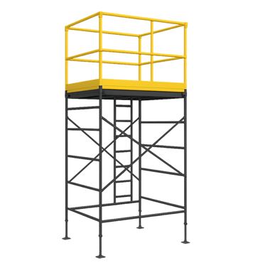 Andaime tubular com plataforma para locação em Bagé